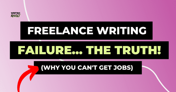 not successful freelance writing
